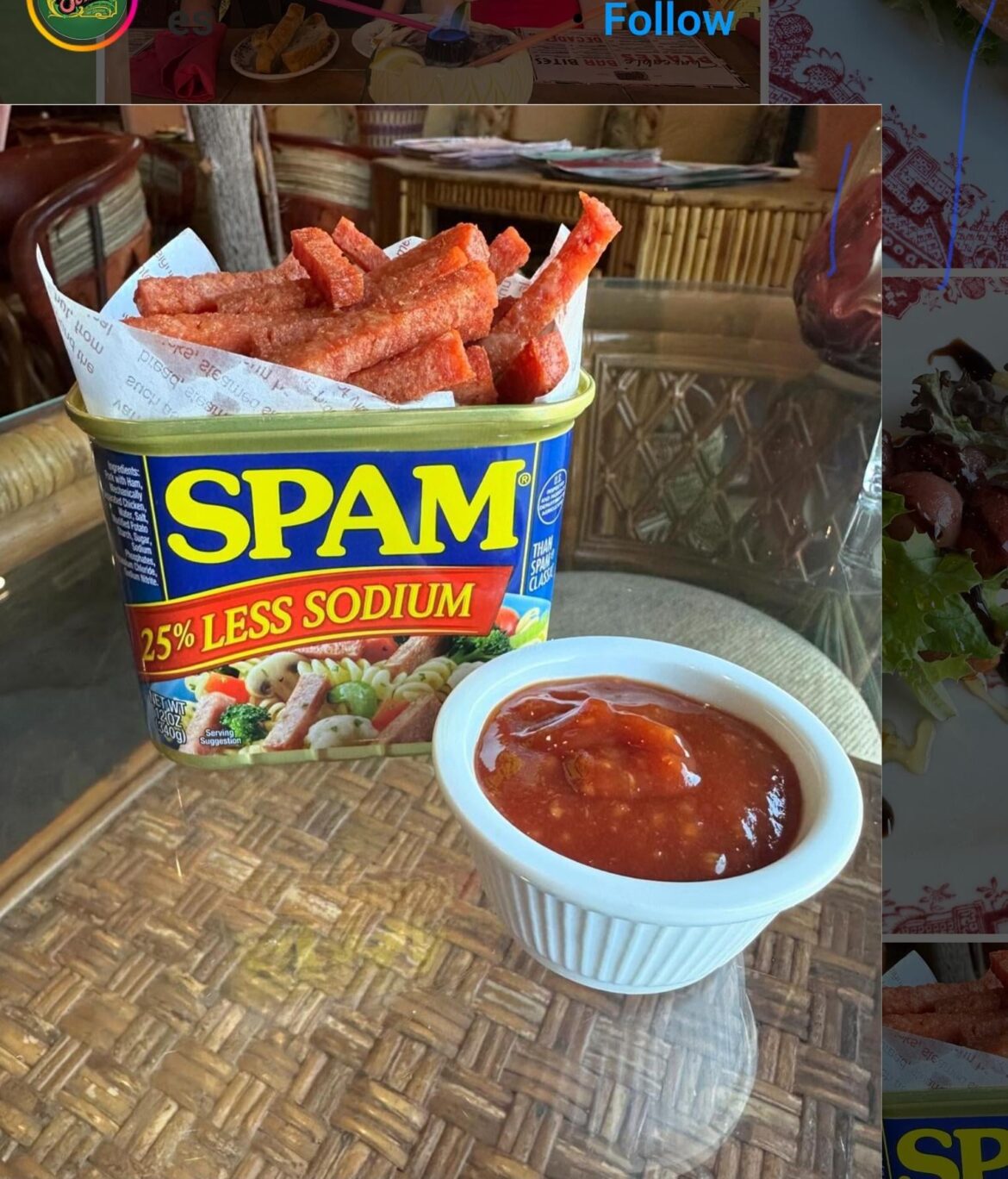 Spam fries