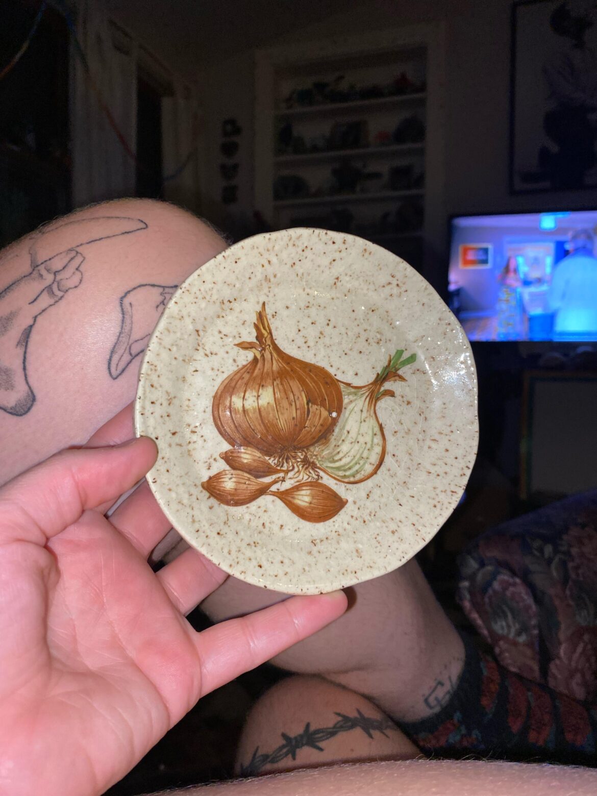 My girlfriend made me an onion plate