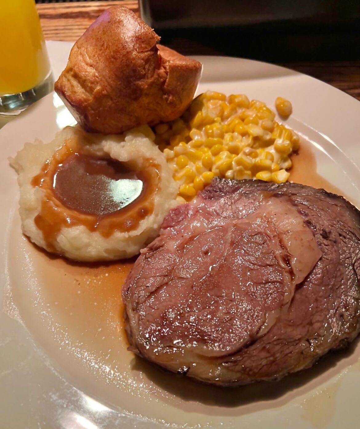 Smoked prime rib from Tam O’Shanter