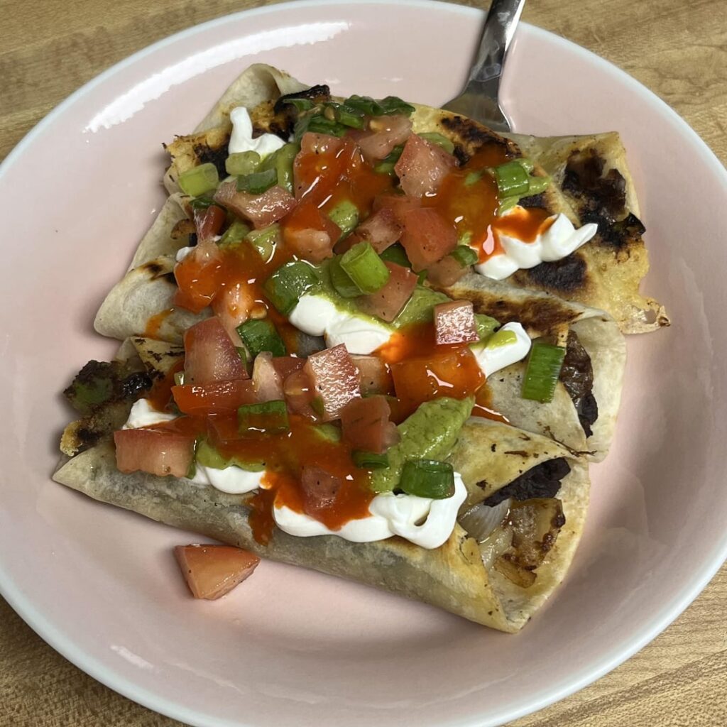 the black bean green pepper flautas from a little bit ago! the black bean green pepper flautas from a little bit ago!