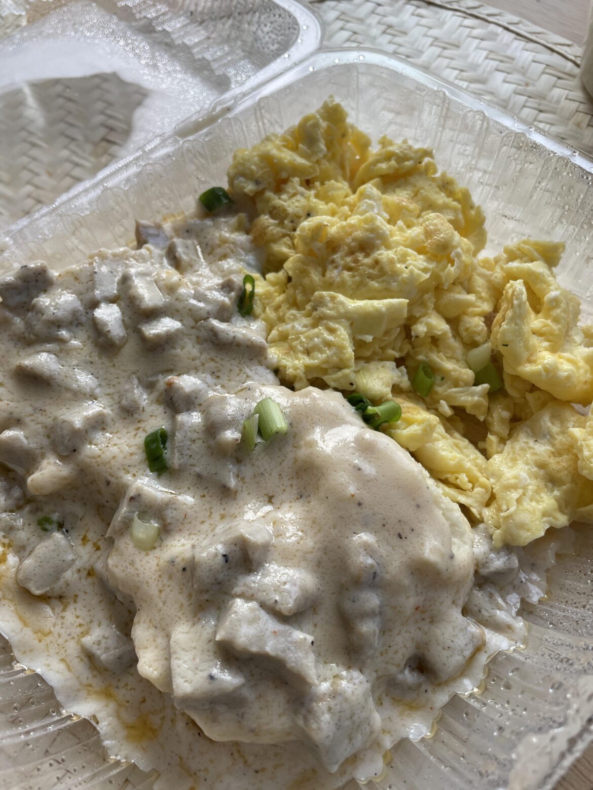 Craved biscuits and gravy after seeing a post about them - picked up from Undergrind Cafe for $10.