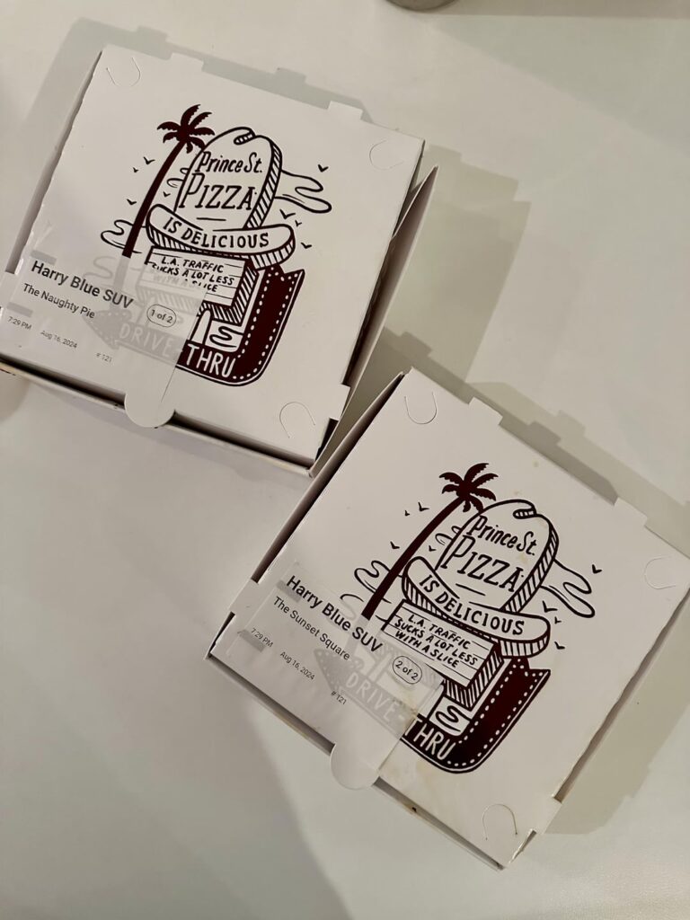 Drive thru at Prince St. Sunset. Drive thru at Prince St. Sunset.