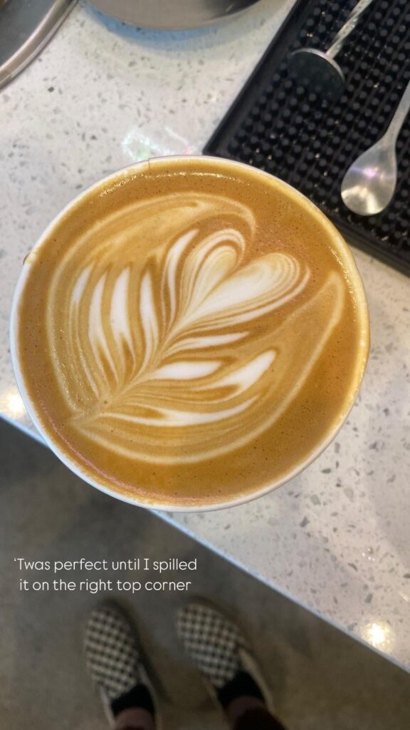 When you accidentally spill your prettiest pour of the day 😫