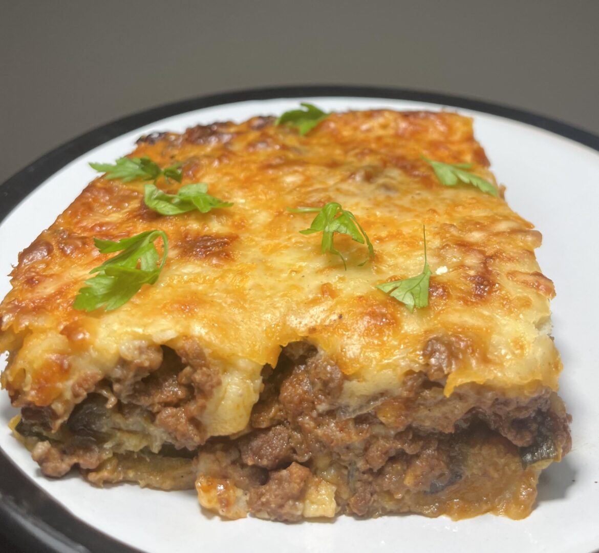 Homemade moussaka