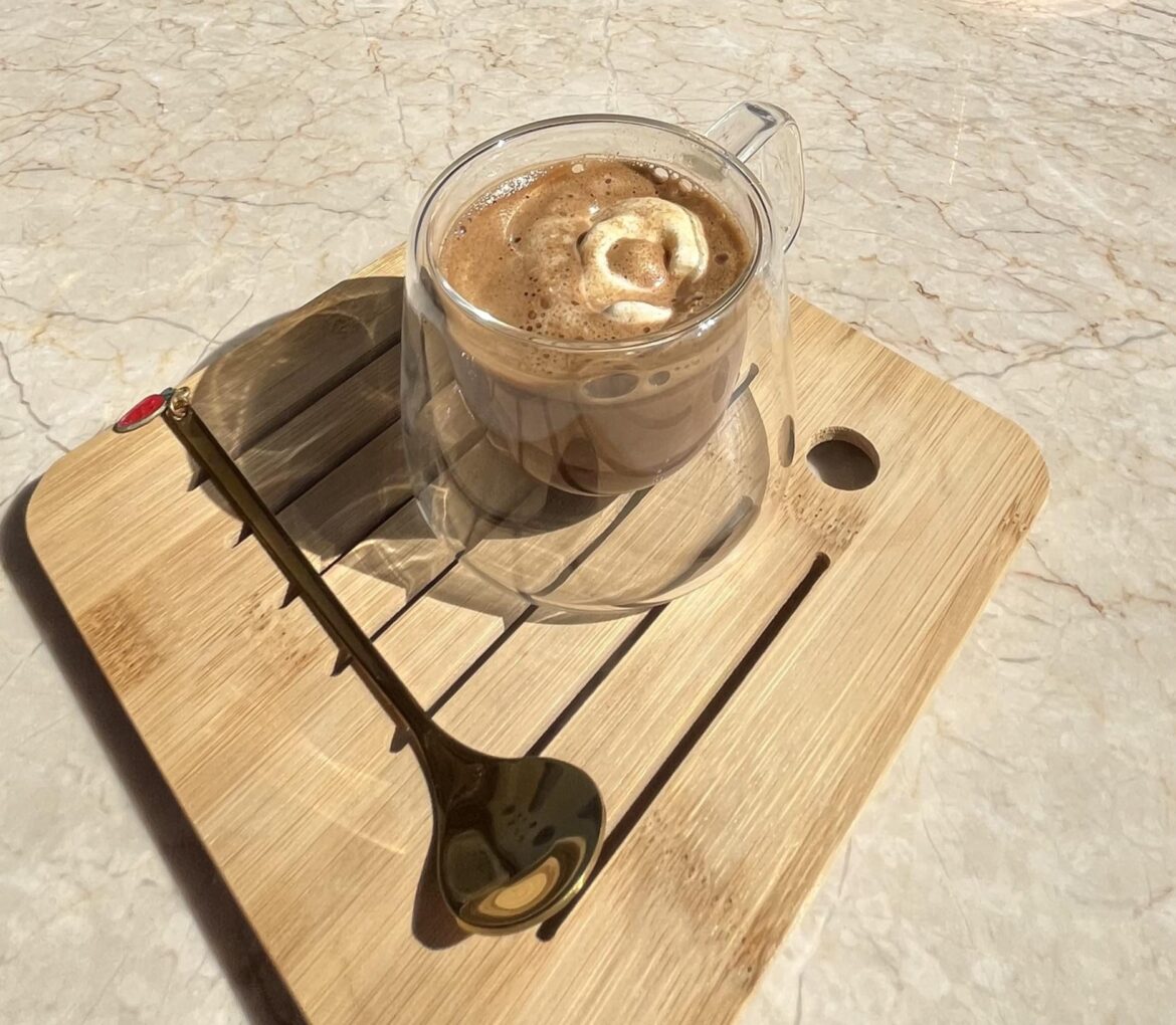 Turkish Coffee with ice cream ❤️😋☕️