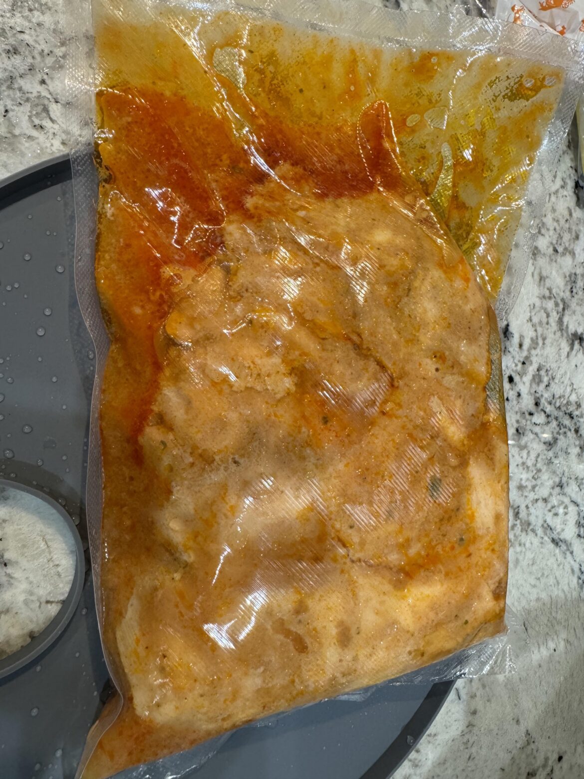 What happened to the sauce/marinade..?