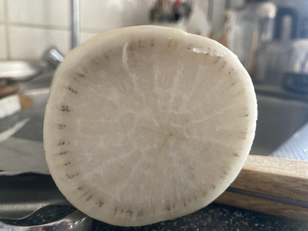 Daikon stripes