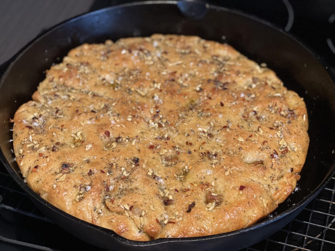 Kenji’s Roasted Garlic Focaccia - wow… it was so delicious!