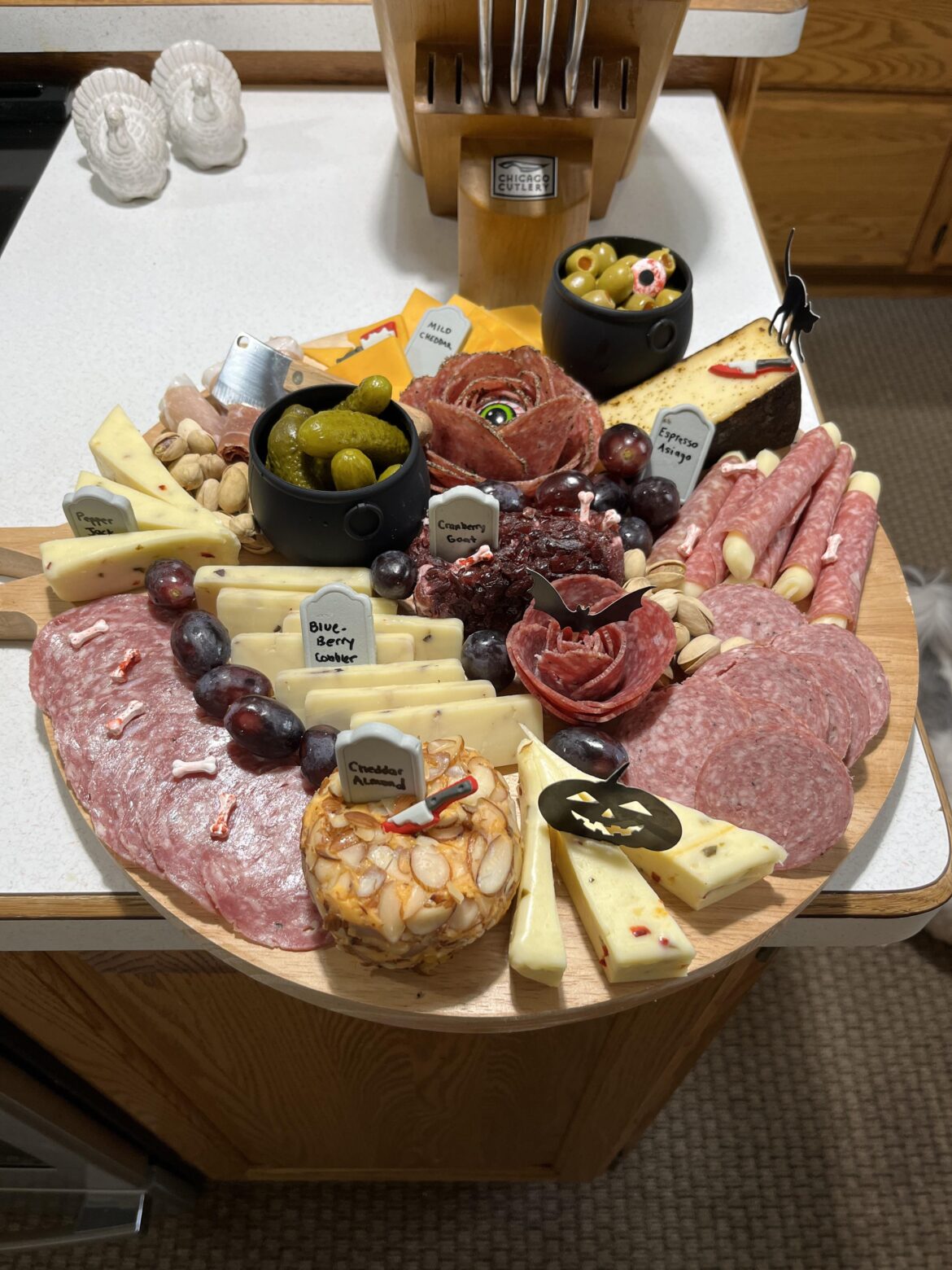 Halloween Charcuterie Board.