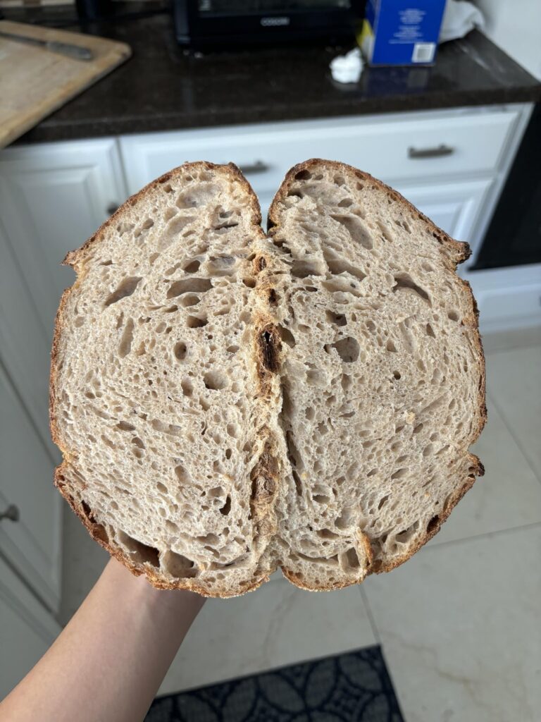 fourth try sourdough bread!