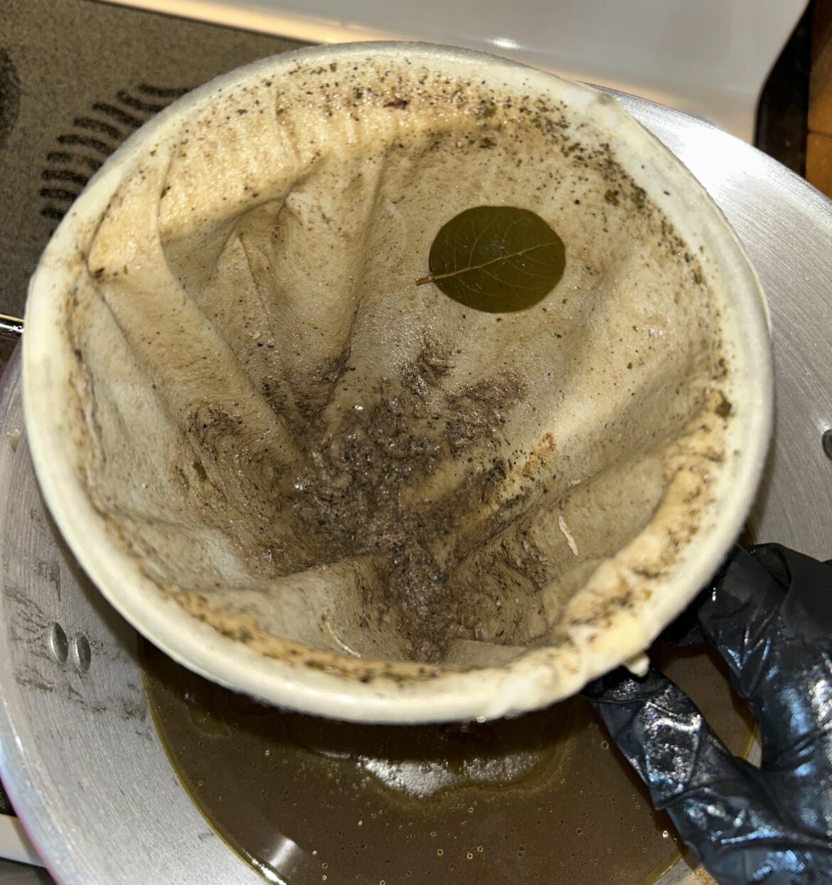 Anyone else strain their broth through a jelly bag?