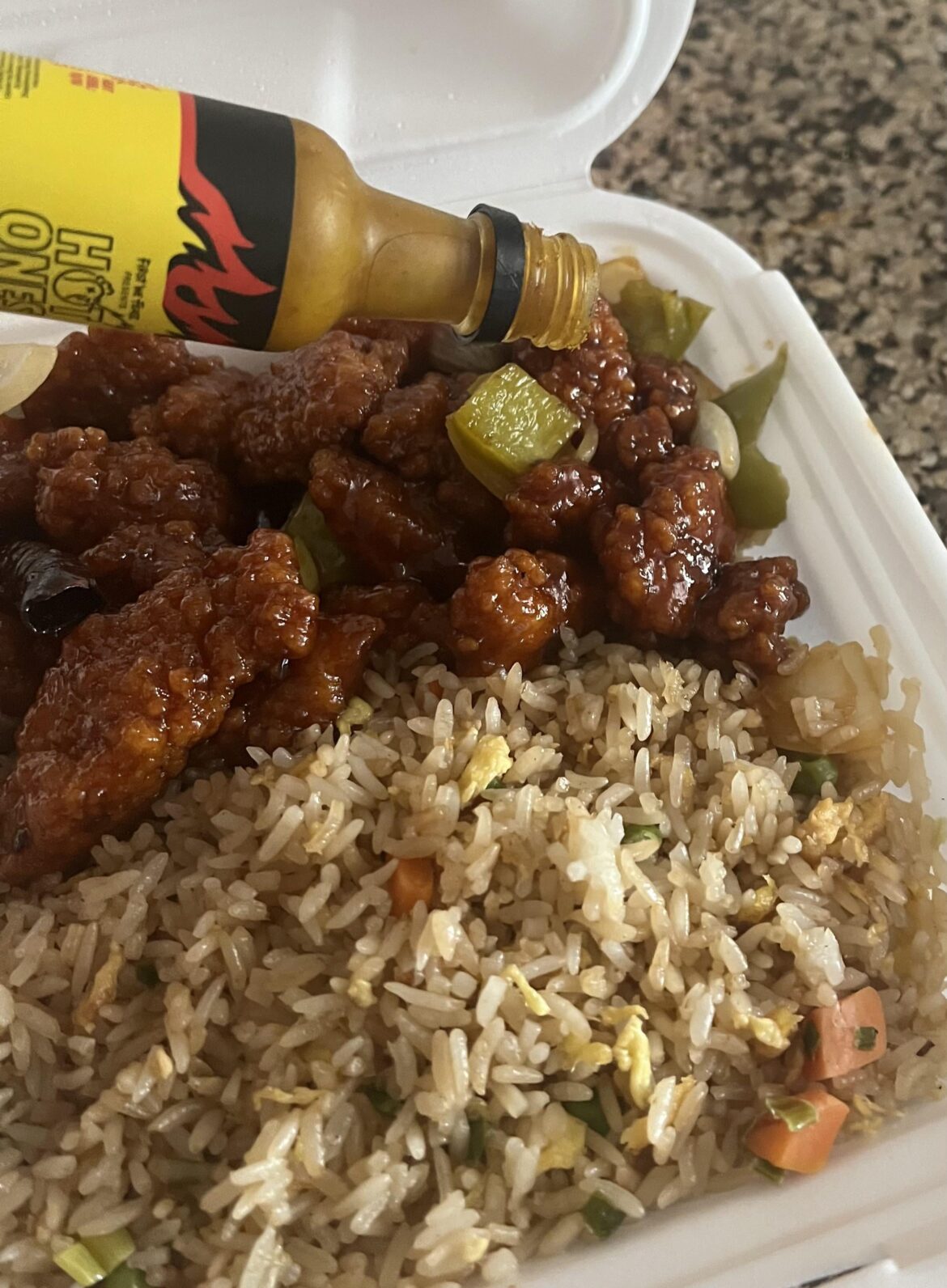 Found a solution to make the Hot Ones Panda Express chicken actually hot