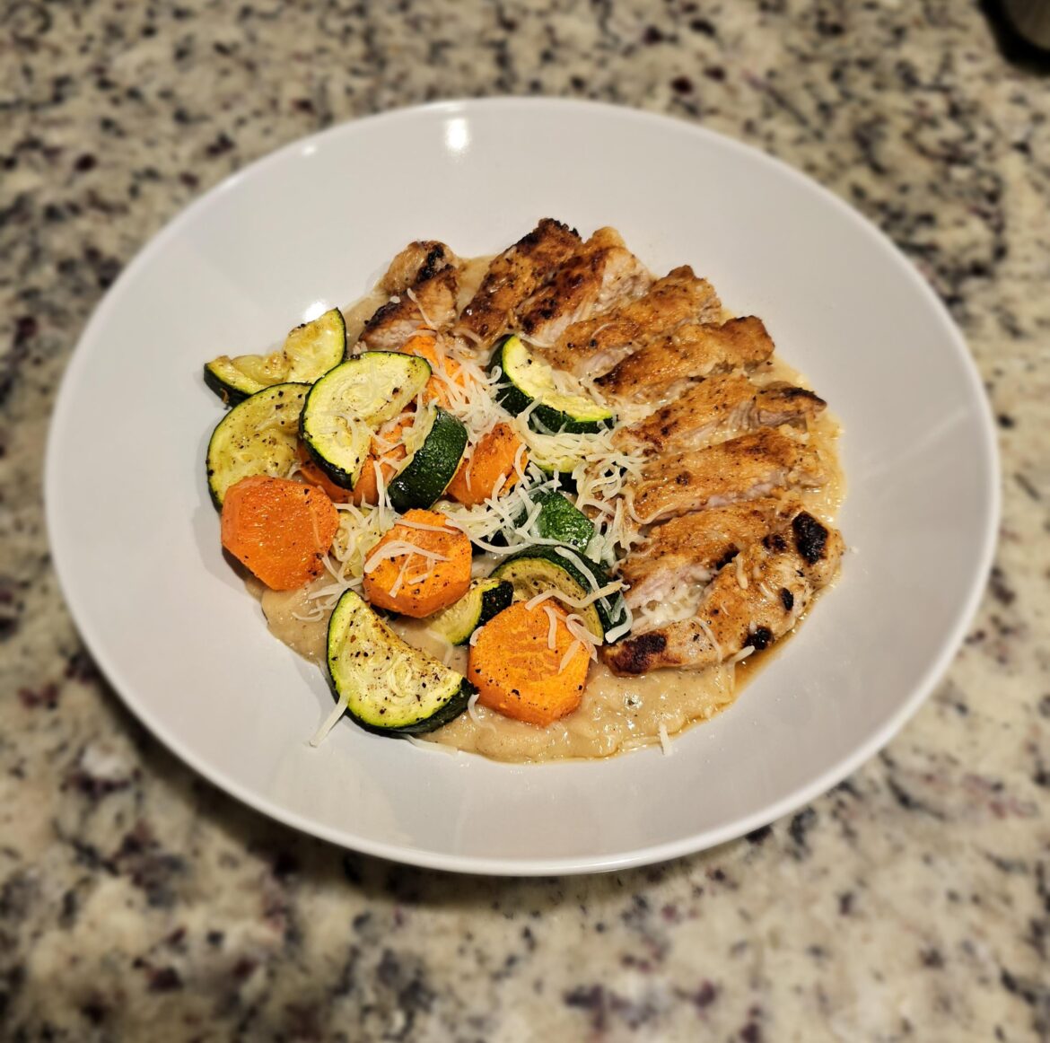 Pork Chops & Creamy Italian White Beans 👩🏼‍🍳