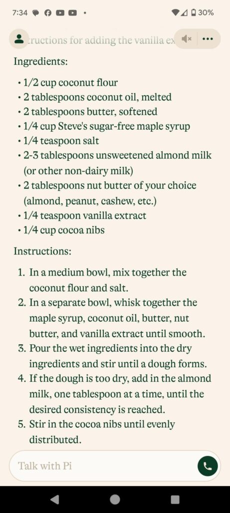 I shot the shit with AI, we came up with this, would you try it? Edible Raw cookie dough using cheap ingredients