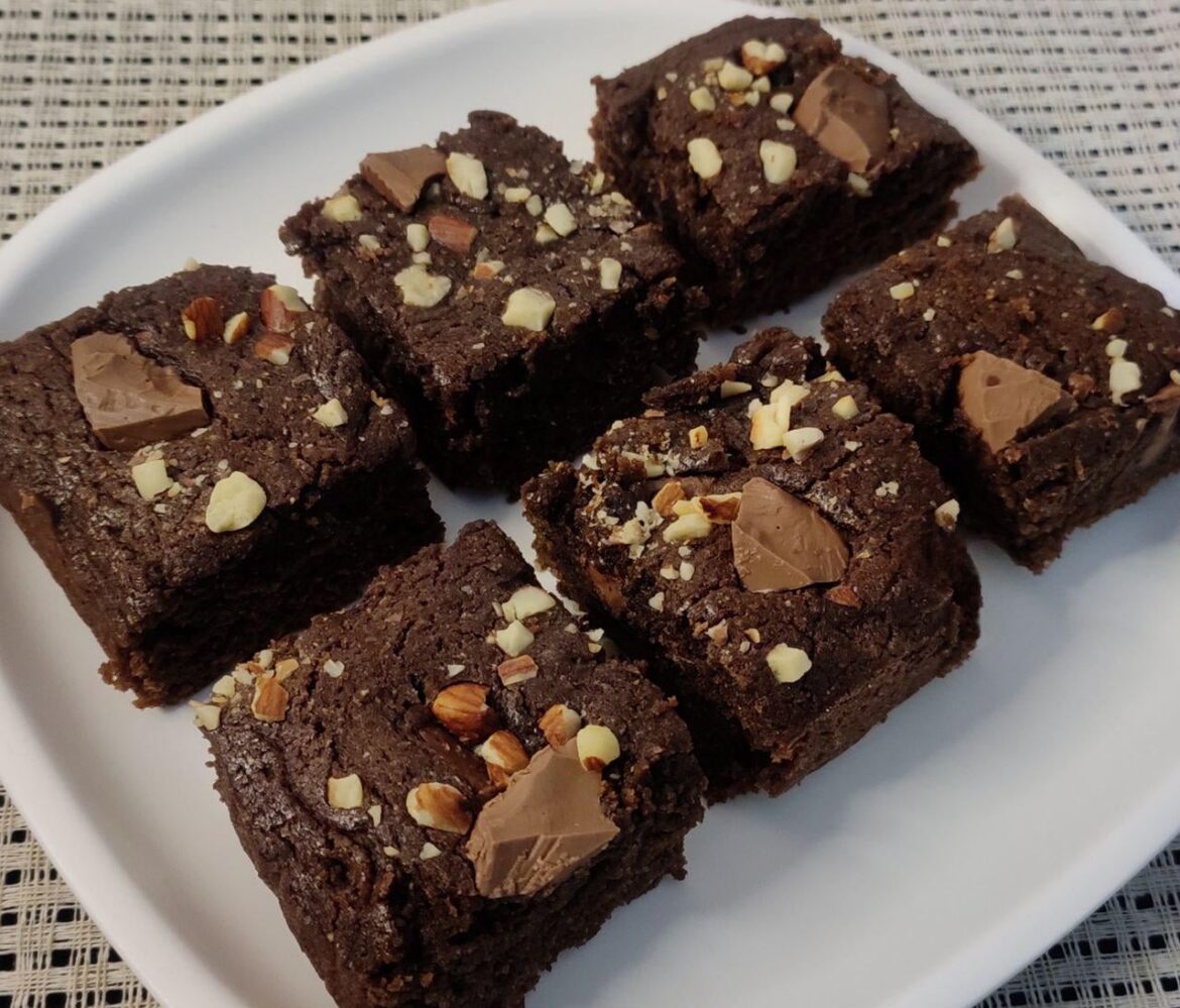 Wheat flour brownie