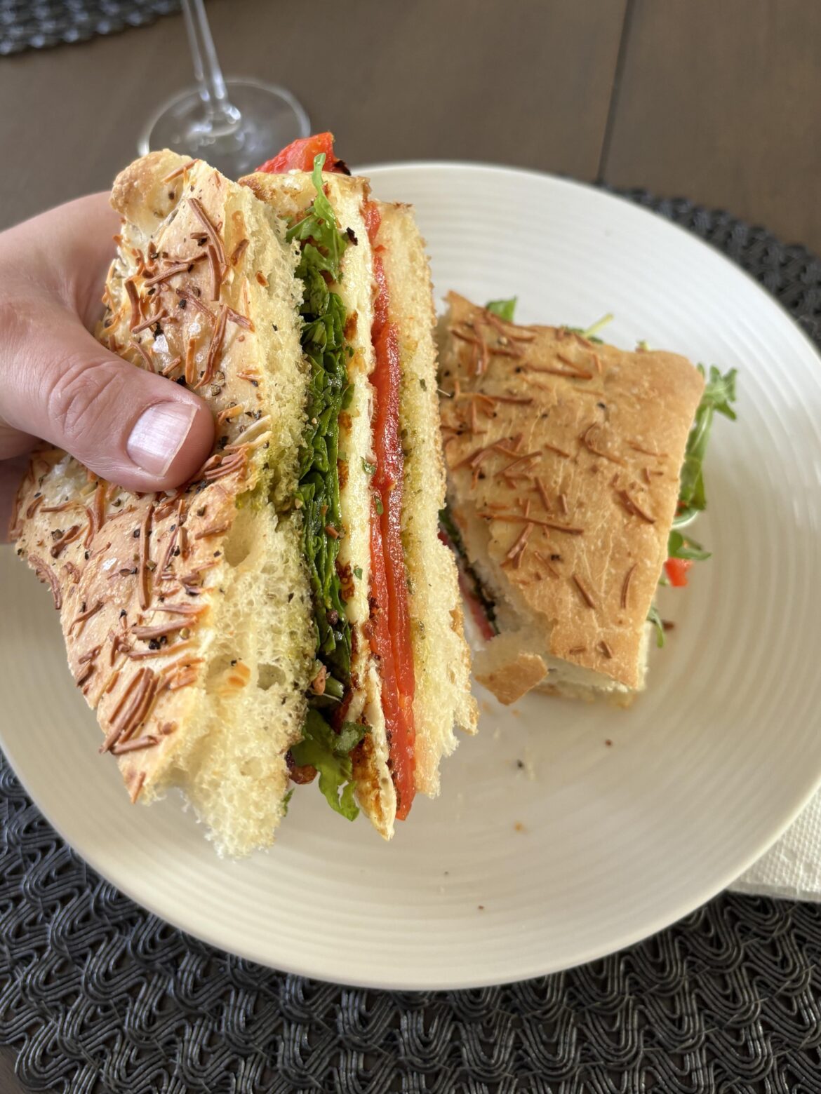 Homemade Halloumi Sandwich