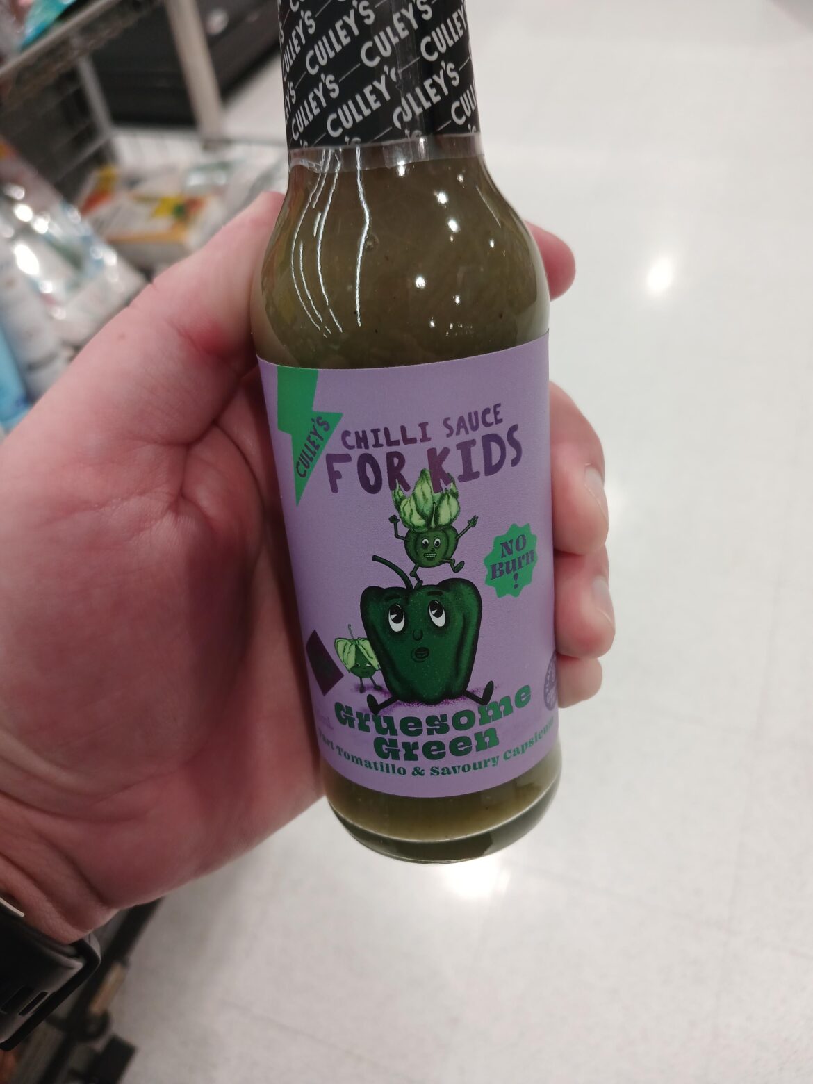 For kids - "no burn"