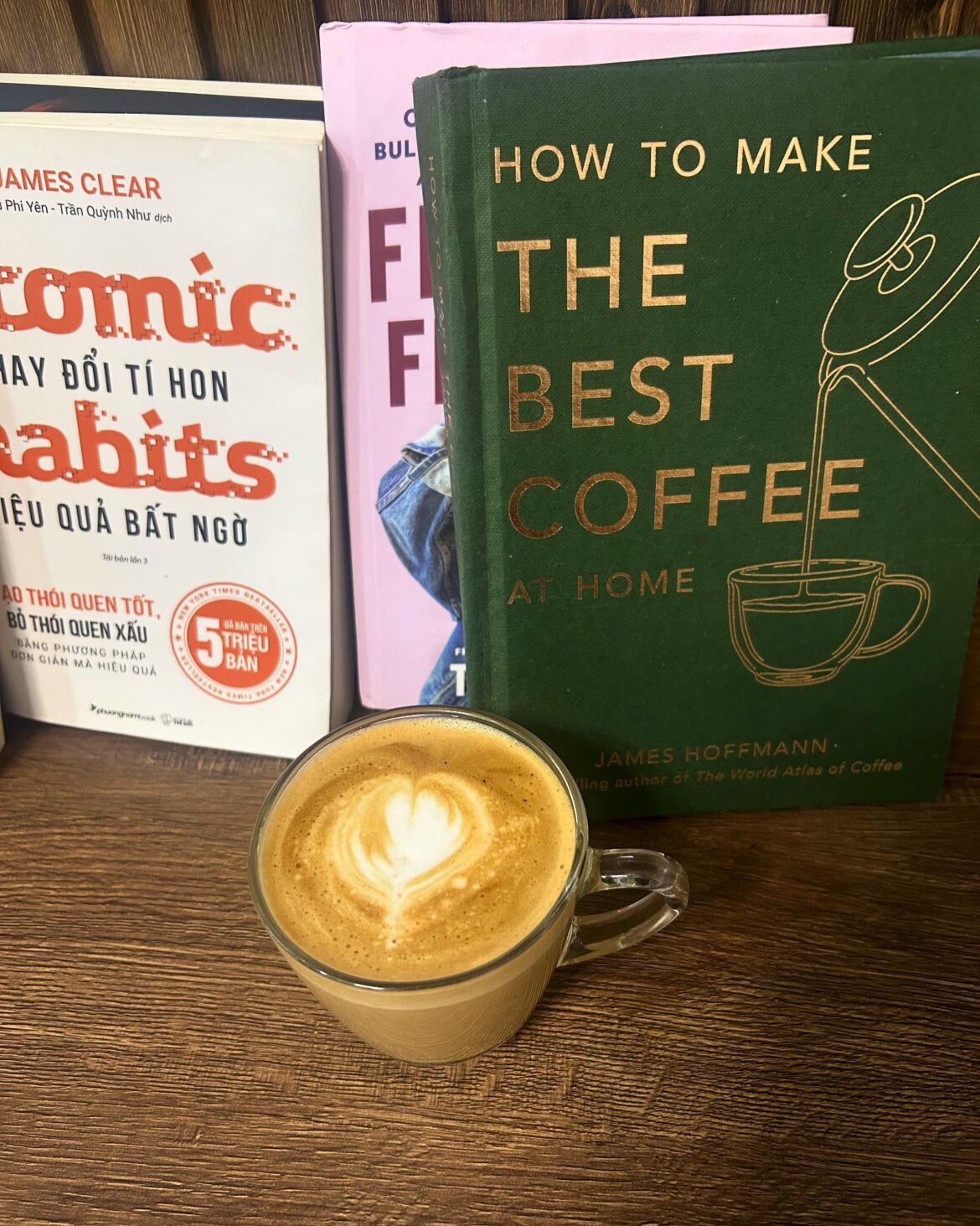 Early morning coffee time at home