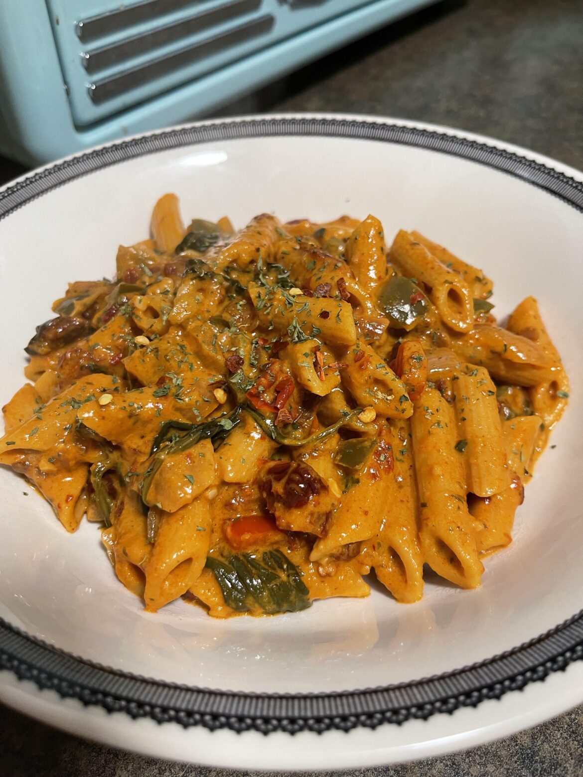 spicy chipotle pasta