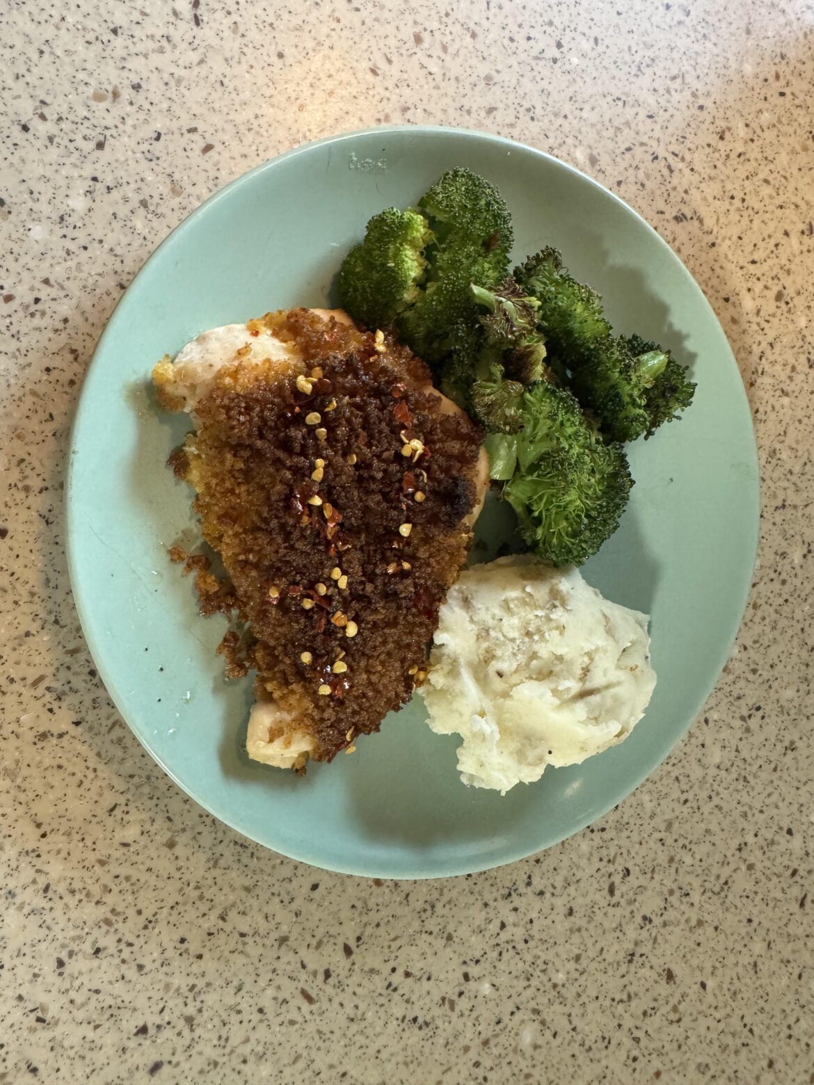 Had to resort to a lunchtime cook!