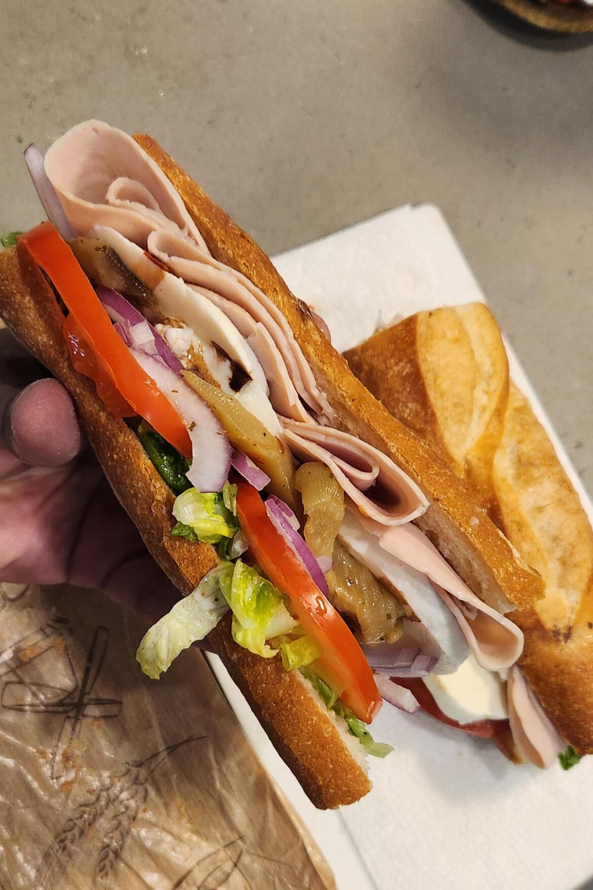 Woke up from a nap and was craving a sando