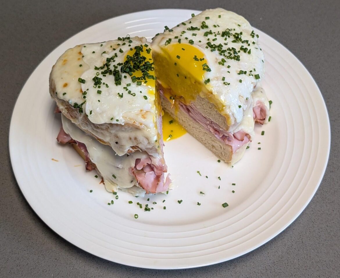 Croque Madame for lunch today.