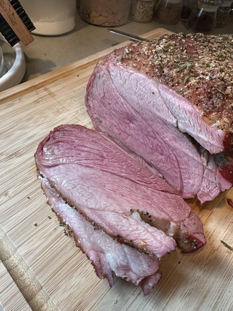 Leg of lamb on Nexgrill oakford.