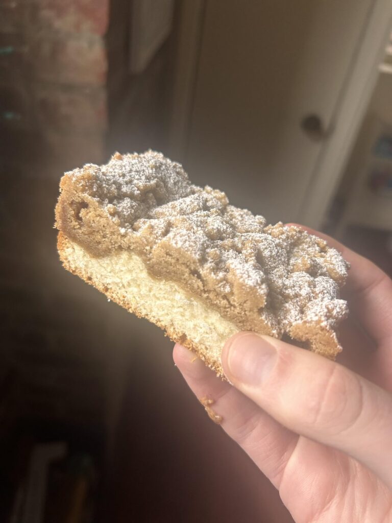 I made New Jersey Crumb Buns!