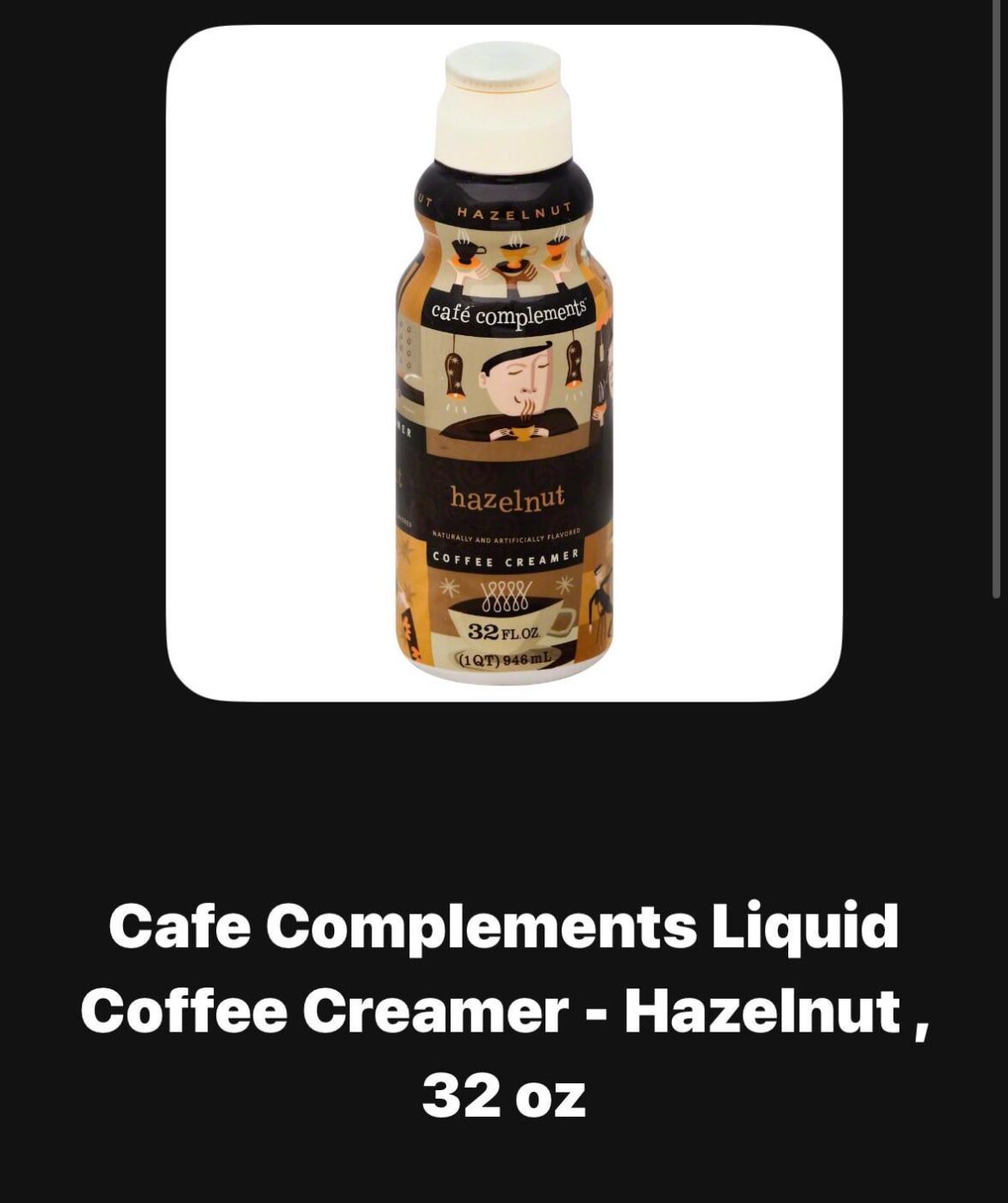 Coffee creamer help Coffee creamer help