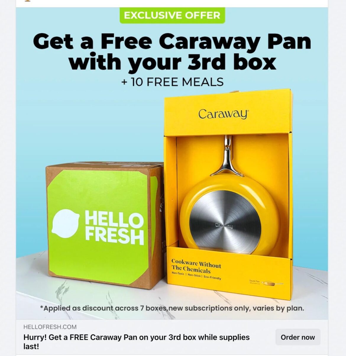 Has anyone else not received their FREE Caraway pan 🍳 yet?