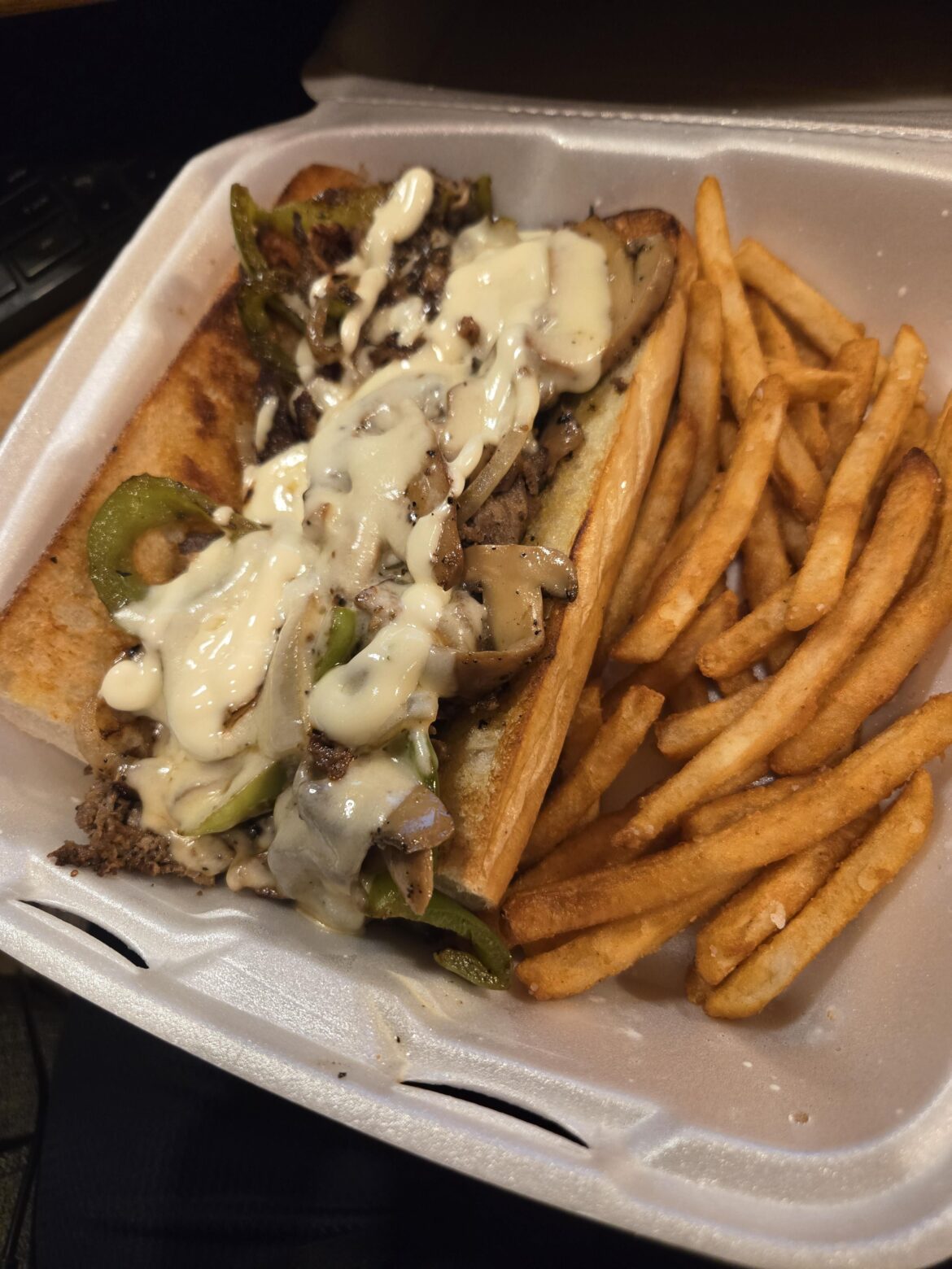 Philly Cheese from local deli.