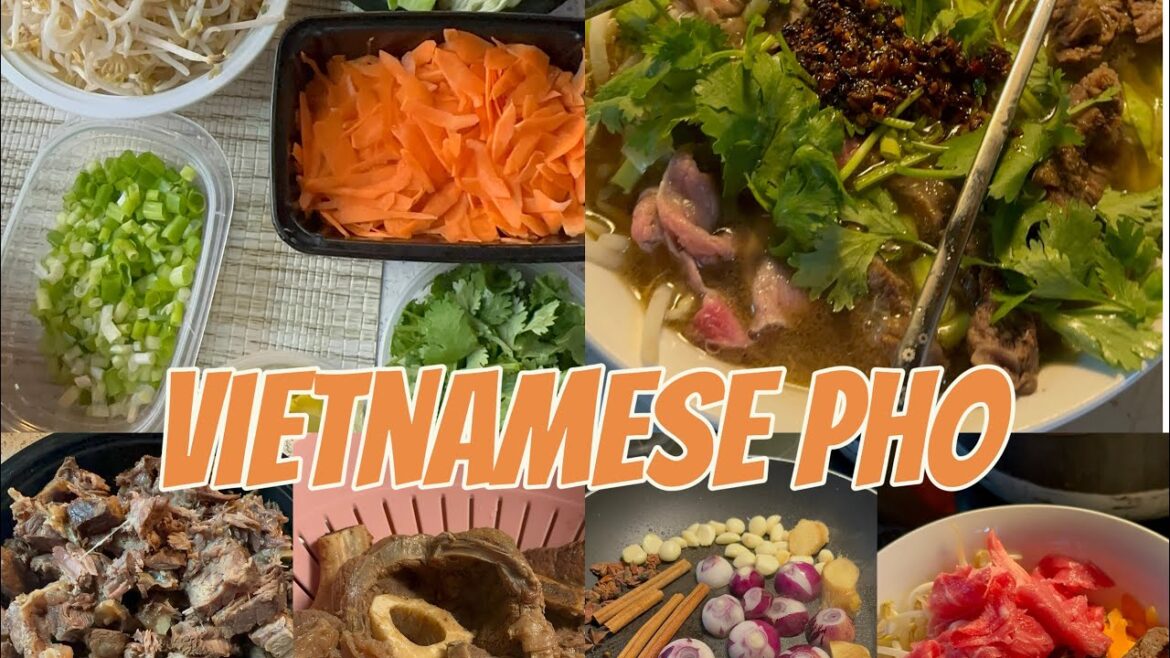 Vietnamese Pho Recipe | How to cook Vietnamese Pho | Beef Pho Noodles | Pho Recipe | Jin Moore