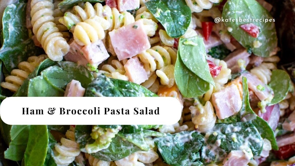 Creamy Ham and Broccoli Pasta Salad Recipe For Fall/Winter