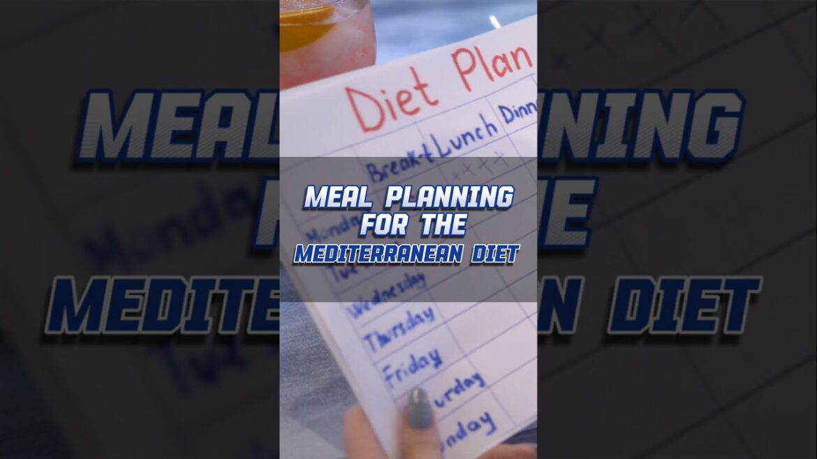 Mediterranean diet meal plan #shorts #mediterranean  #diet #mealprep #mealplan #howto