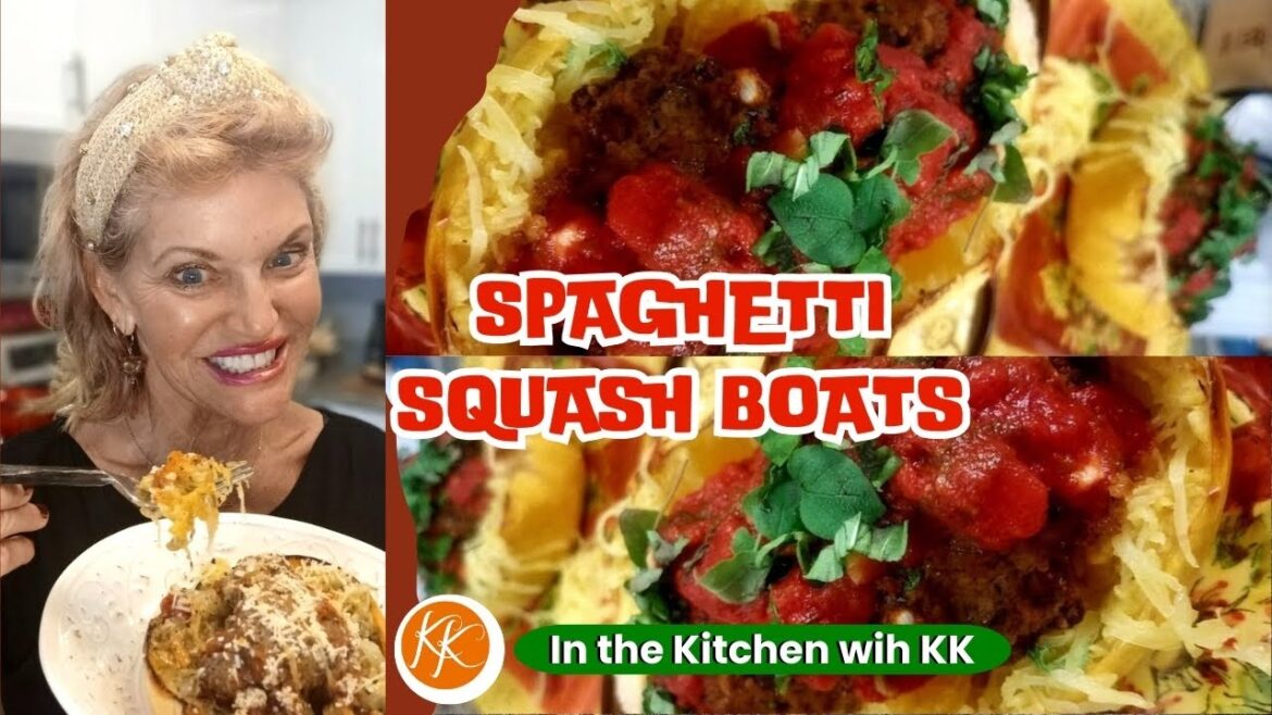 SPAGHETTI SQUASH BOATS RECIPE | Watch How I Make Delicious Spaghetti Squash Boats