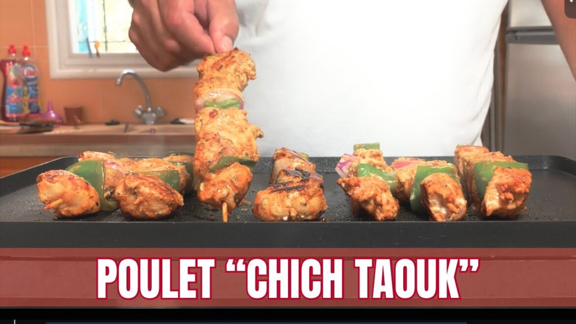 JE TESTE LA CUISINE LIBANAISE AVEC LE POULET "CHICH TAOUK" ET LA SALADE AUX HARICOTS FAVA