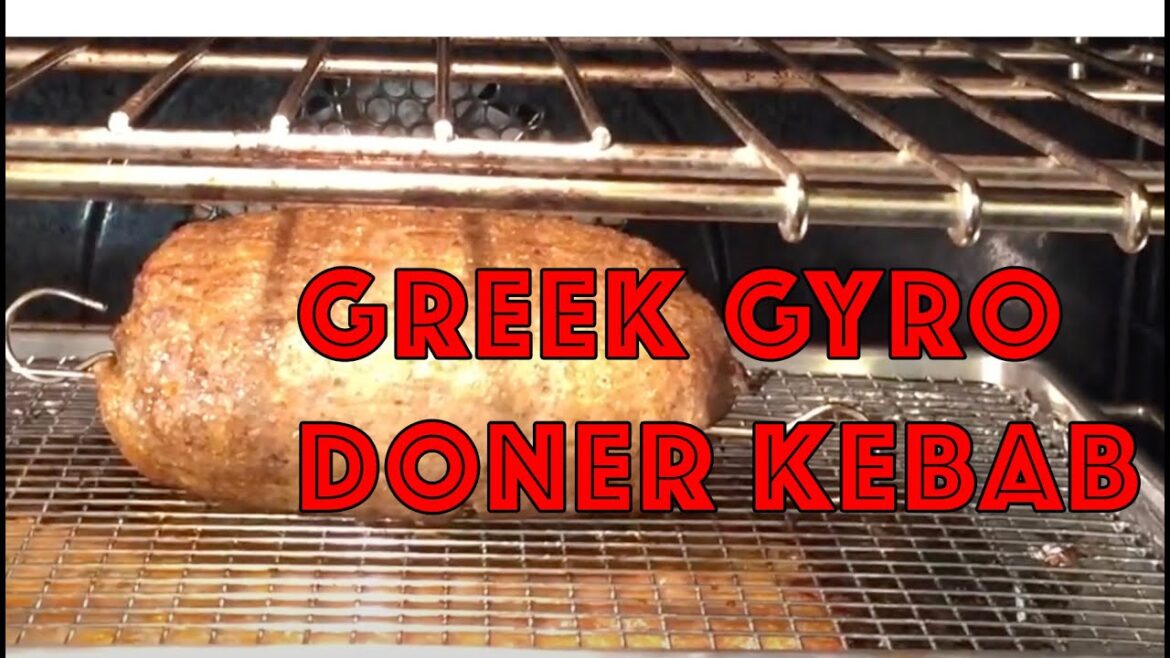 GREEK GYRO - LAMB DONER KEBAB with TZATZIKI SAUCE