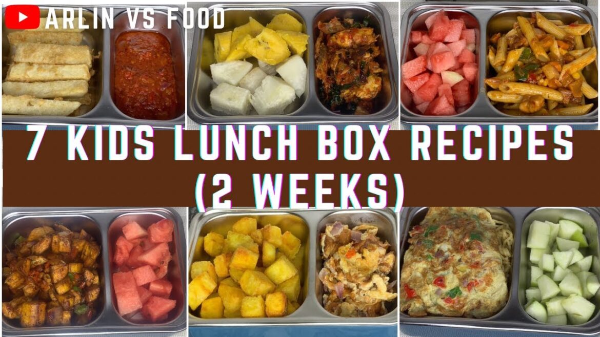 7 KIDS SCHOOL LUNCH BOX IDEAS 2024 (What My NIGERIAN CHILDREN Eat for School Lunch)