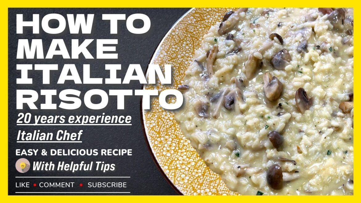 How to make Italian Risotto at Home | Cooking Show Recipe How to make Italian Risotto at Home | Cooking Show Recipe