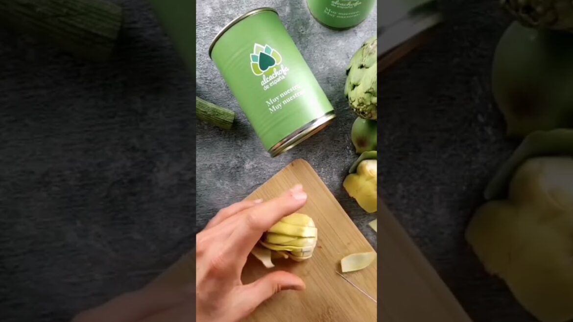 COMO HACER CHIPS DE ALCACHOFA CON SALSA ROMESCO #shorts