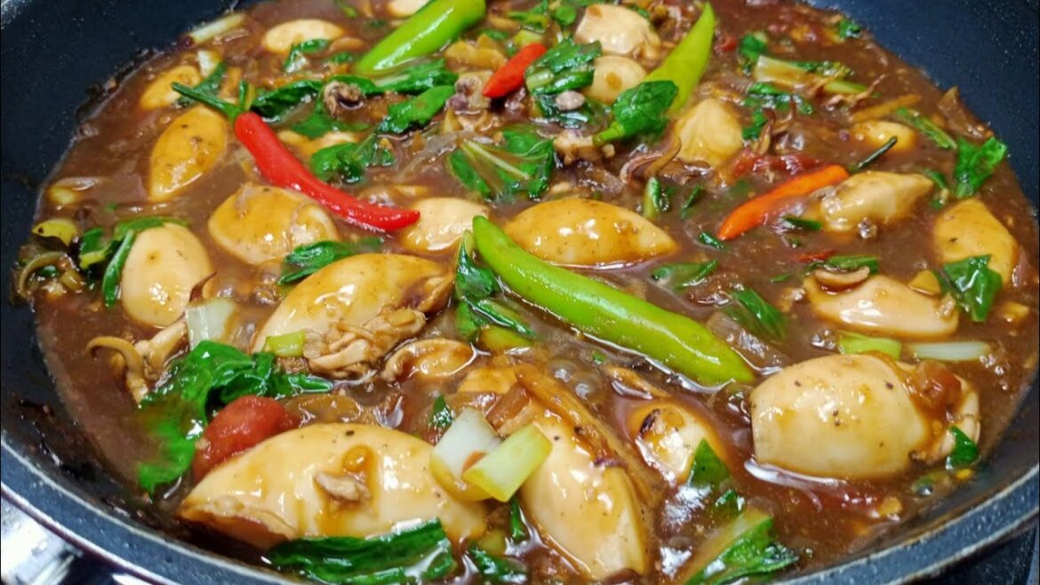 DO THIS TO YOUR SQUID! IT'S DELICIOUS, SIMPLE AND SUPER EASY! #sauteedsquidwithpechay