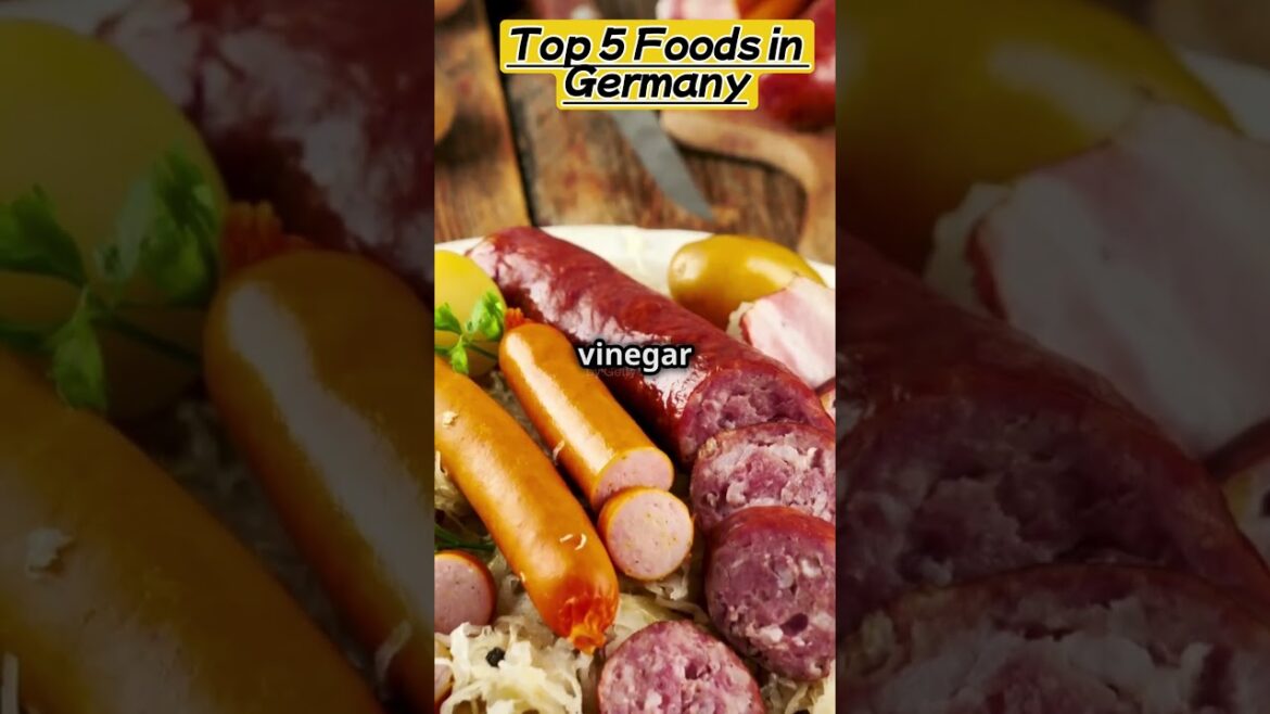 Top 5 Best Foods in Germany | Authentic German Dishes You Must Try! #food #top5foods #facts