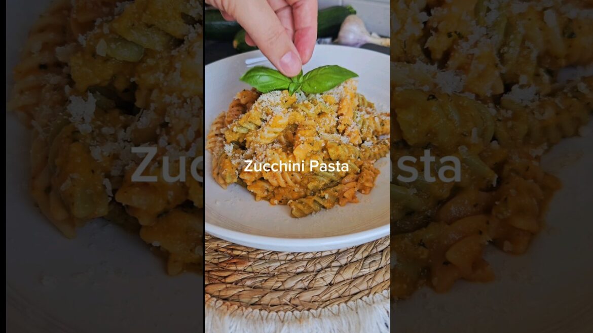 Haben Sie schon Zucchini Pasta probiert? #shorts #pasta #rezepte