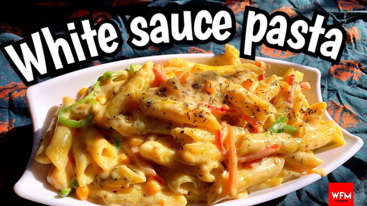 Pasta in White Sauce l White Sauce Pasta l Indian Style White Sauce Pasta Recipe by Fatimaofficial Pasta in White Sauce l White Sauce Pasta l Indian Style White Sauce Pasta Recipe by Fatimaofficial