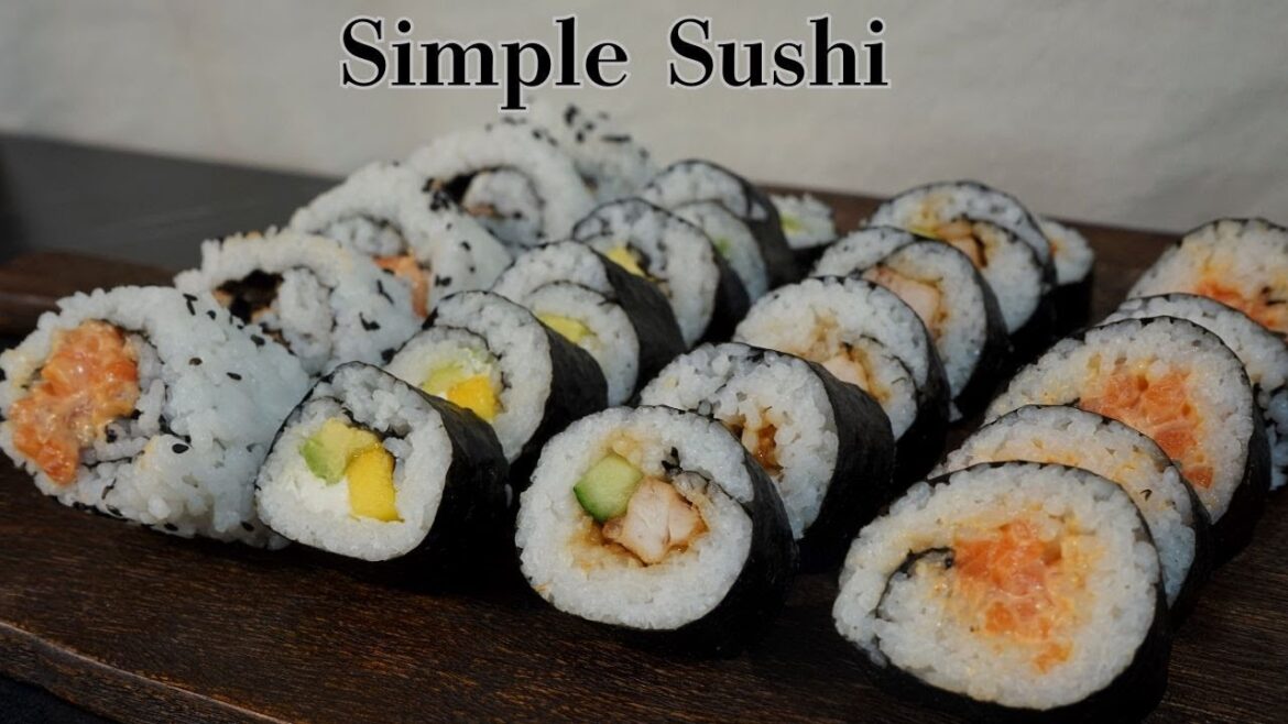 Easy Homemade Sushi Recipe | Simple Explanation How To Make Sushi At Home Easy Homemade Sushi Recipe | Simple Explanation How To Make Sushi At Home