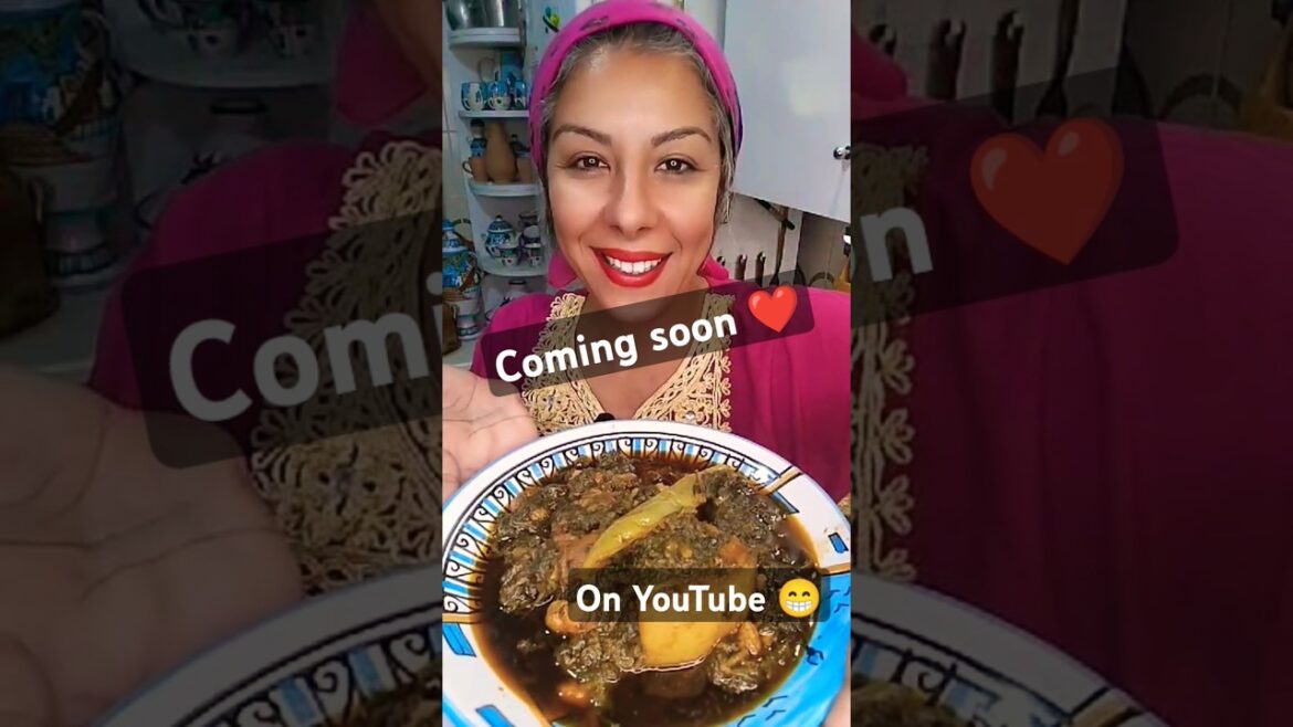 ابن مرقة خضرة بالعلوش و خبز دياري عربي يرد الروح ❤️ تبعنيب تربح ❤️❤️ #les_doigts_de_beya #اكسبلور