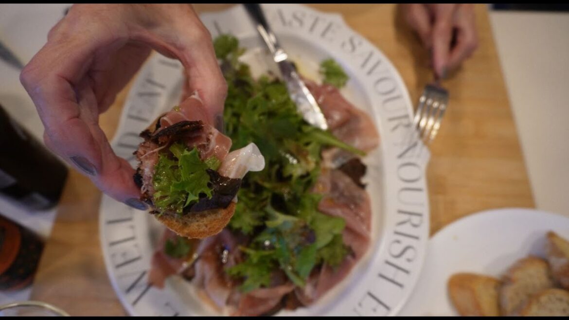 Fig Carpaccio With Prosciutto