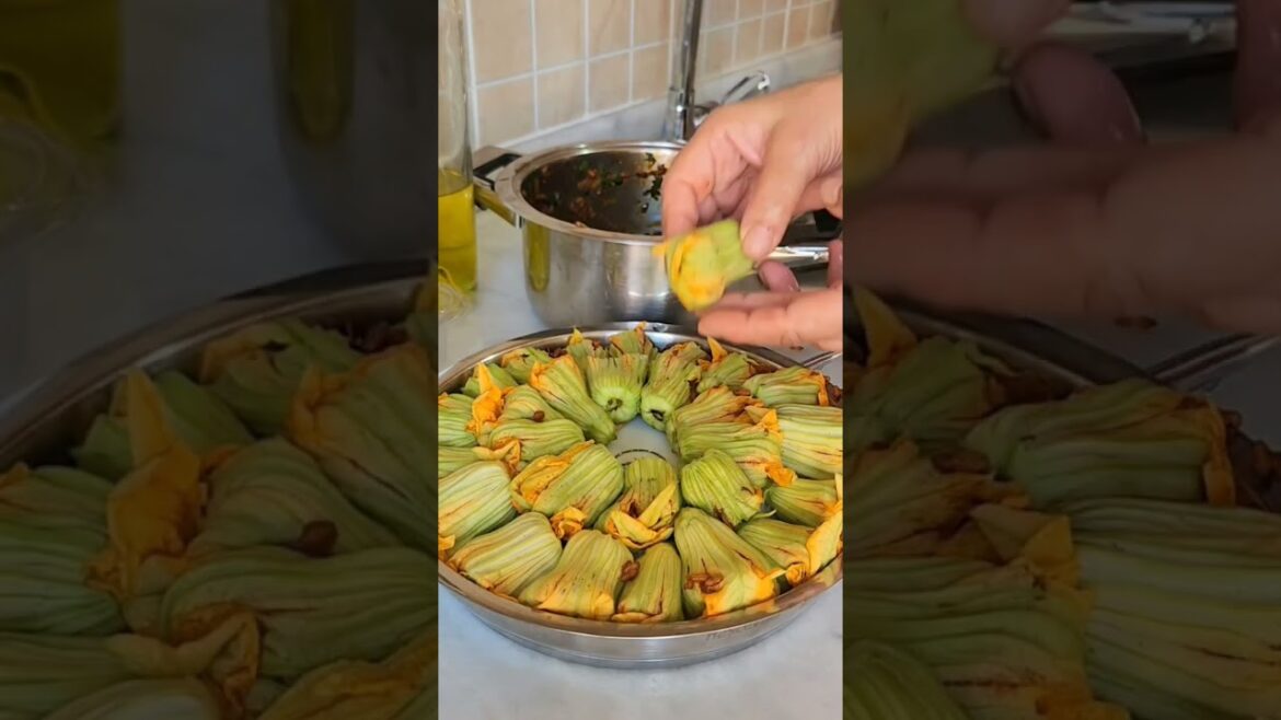 DOLMALARIN PRENSESİ / KABAK ÇİÇEĞİ DOLMASI DOLMALARIN PRENSESİ / KABAK ÇİÇEĞİ DOLMASI