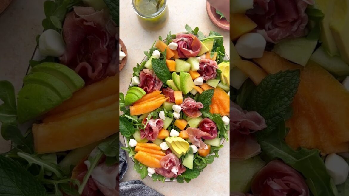 Melon Salad with Prosciutto