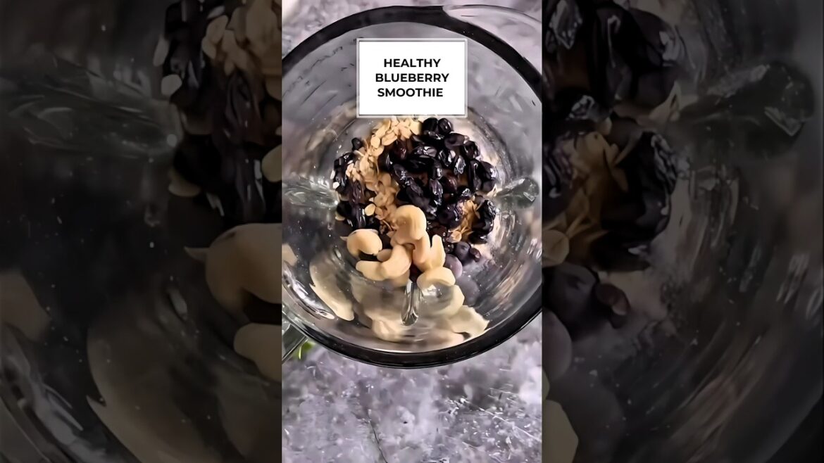 Healthy Blueberry Smoothie Recipe #short Healthy Blueberry Smoothie Recipe #short